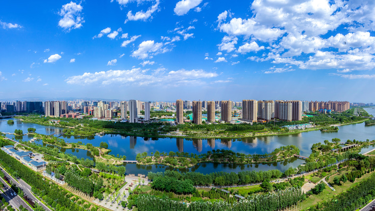 Shanxi's Taiyuan Promotes Green and High-quality Development and to Build Itself Into a Waste-free City_fororder_如画汾画--柏云飚摄
