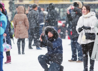 【龙游天下】瑞雪兆丰年　景美人欢笑