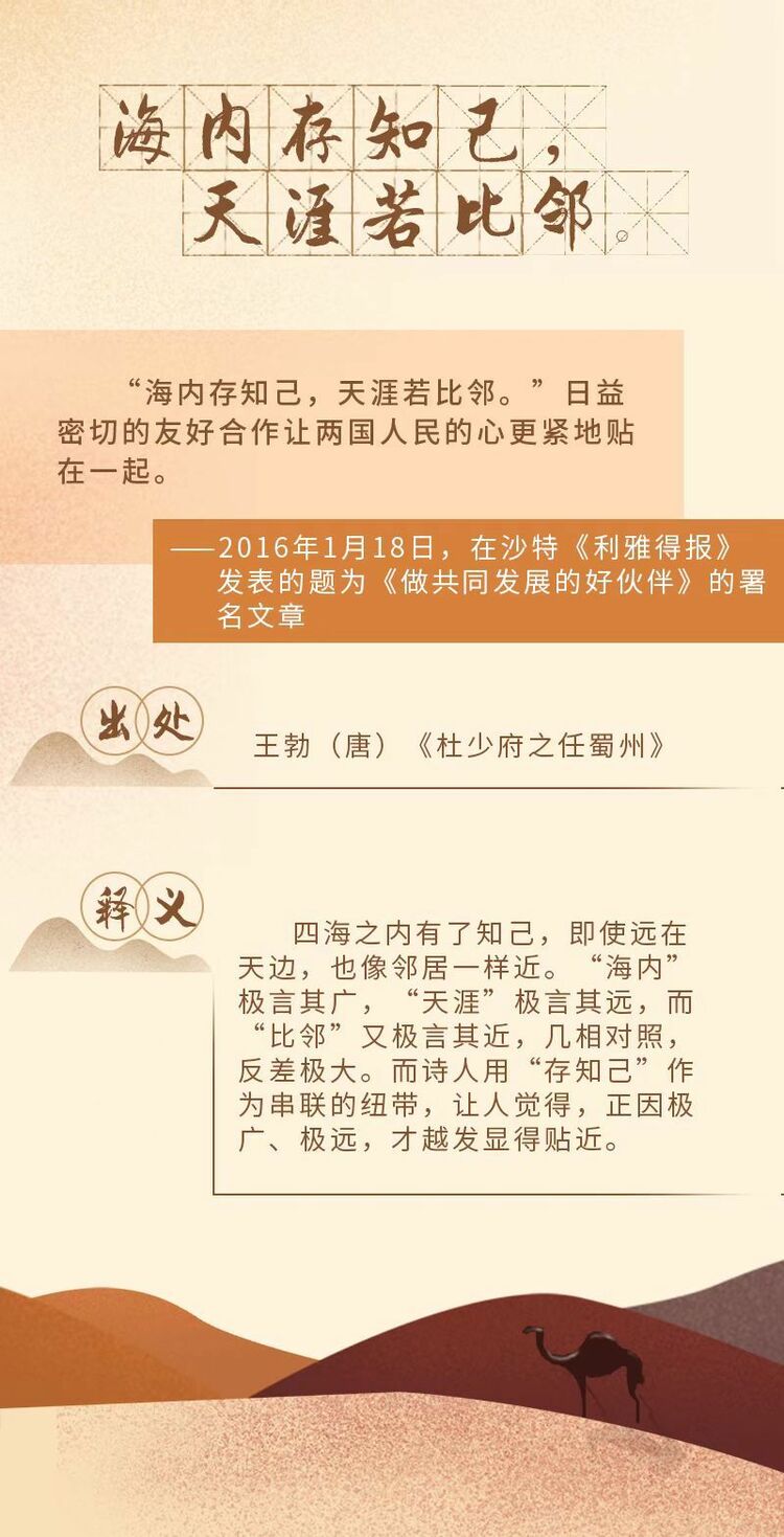 中阿交往中，习近平引用的这些古语谚语意蕴深长