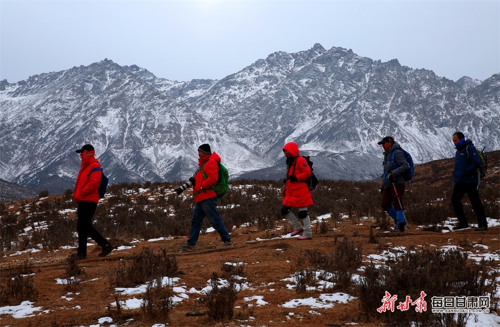 【輪播圖】張掖肅南蒼龍雪山冬日美景迎遠客_fororder_2