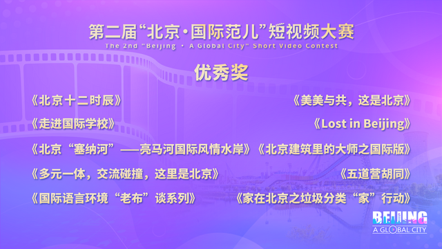 第二届“北京·国际范儿”短视频大赛闭幕_fororder_优秀奖1
