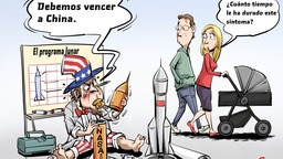 【Caricatura editorial】 “Vencer a China”, un enfoque de EE.UU. con sintomatología delirante