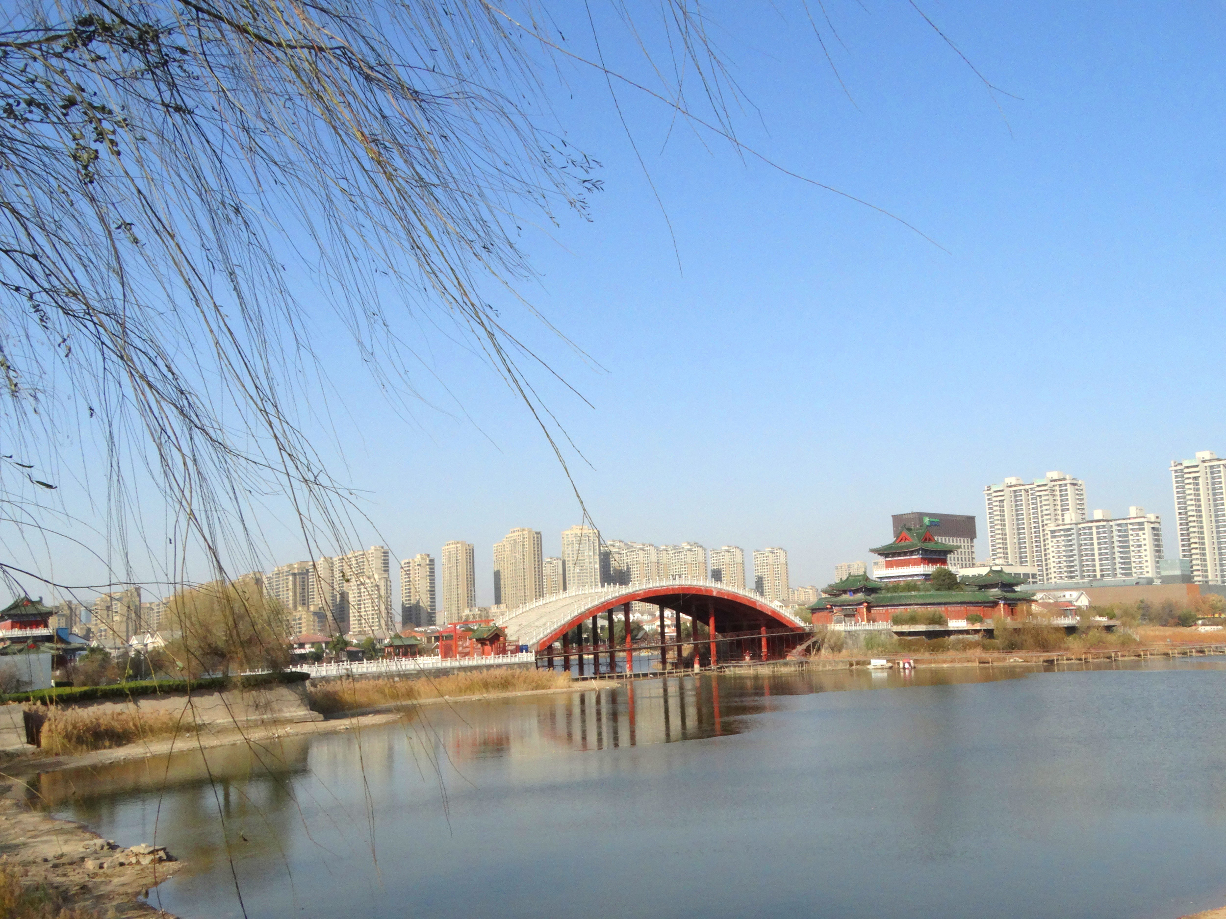 河南开封：金明池景色迷人