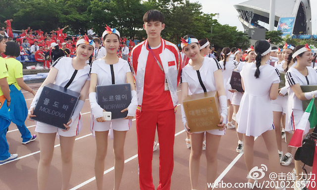 擊劍隊各個顏值逆天完爆宋仲基 網友求出道