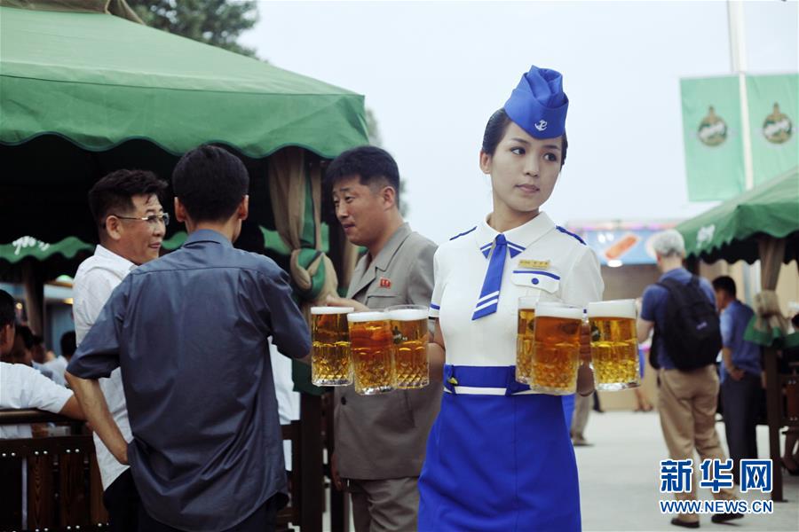朝鲜举办首届平壤大同江啤酒节