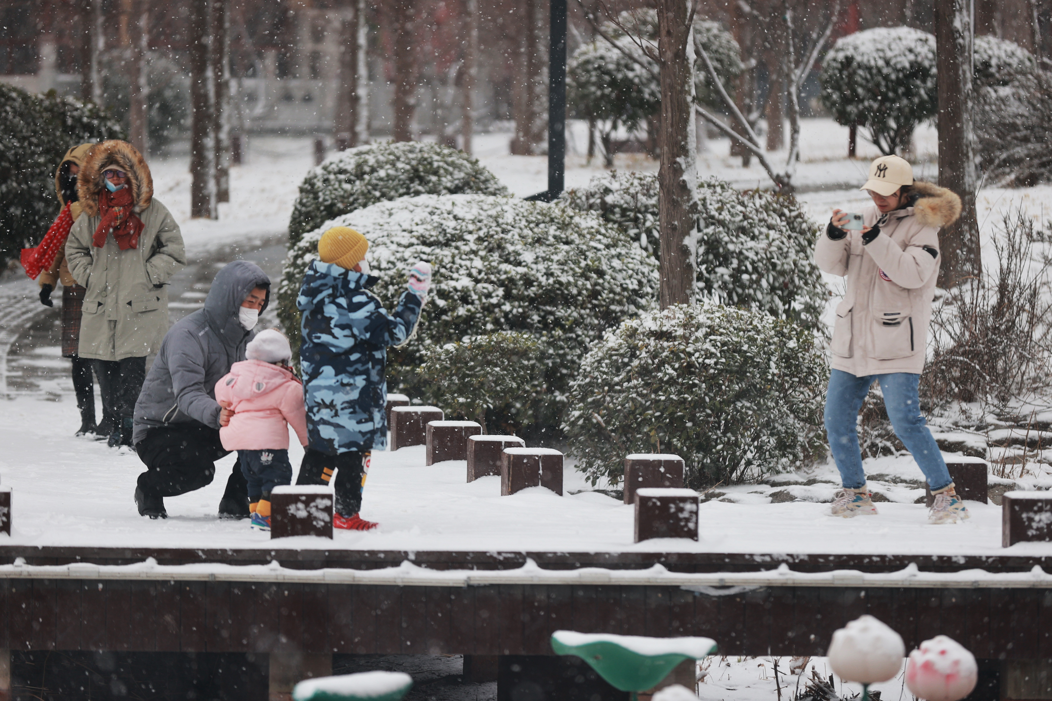 雪落古城开封