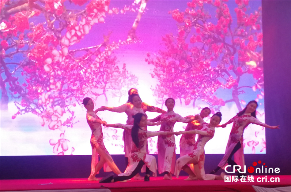 图片默认标题_fororder_11，现代爵士舞《蜀绣传奇》。 （王新俊 摄）