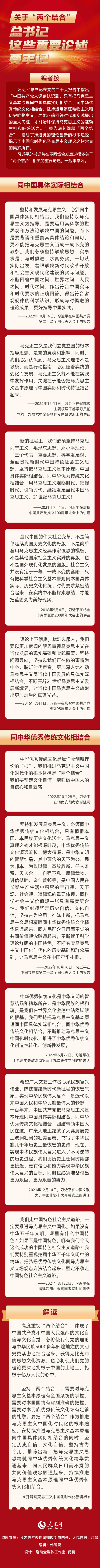 关于“两个结合”，总书记这些重要论述要牢记_fororder_MAIN202212231537000295725274071