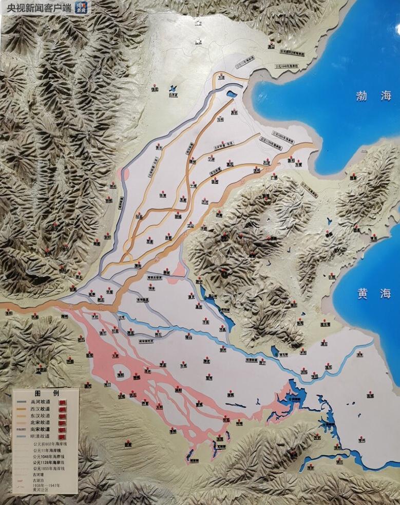 历史上黄河决口改道十分频繁.