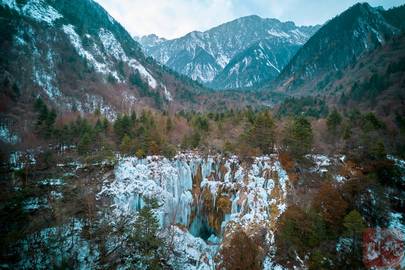 （转载）四川平武：玉树琼花漫山开 雪山冰瀑入画来