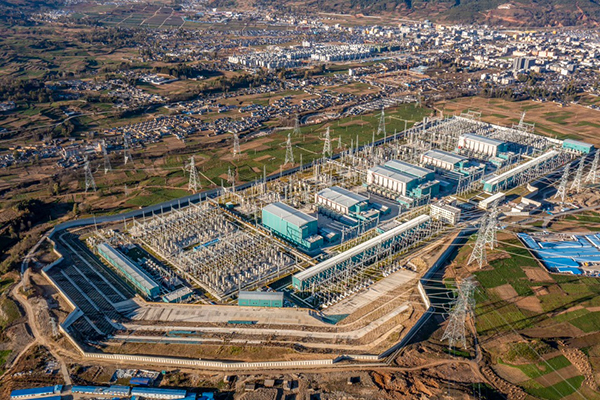 白鹤滩—浙江±800千伏特高压直流输电工程竣工投产_fororder_布拖换流站--摄影-安伟