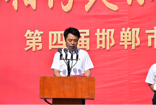 武安市举行第四届邯郸市旅发大会志愿者誓师暨千人签名活动