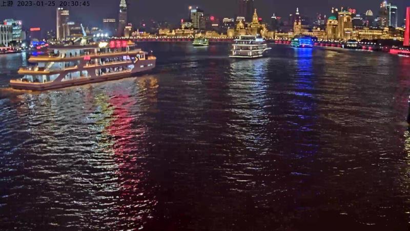 【文化旅游】春节期间上海黄浦江游览核心水域客流量回升