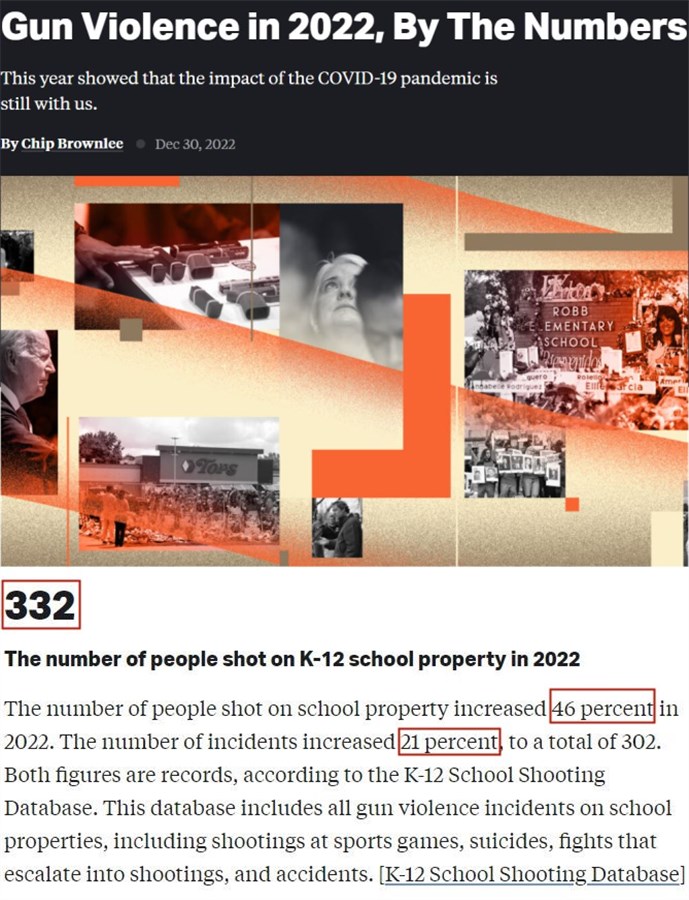 数说美国2022：枪支暴力成不治之症