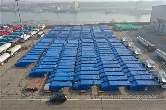 连云港港货物吞吐量实现2023年首月“开门红”_fororder_图片2