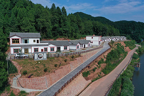 新春走基层 | 以工代赈促民增收 黄继光故乡的日子越过越红火_fororder_继光村新村聚居点