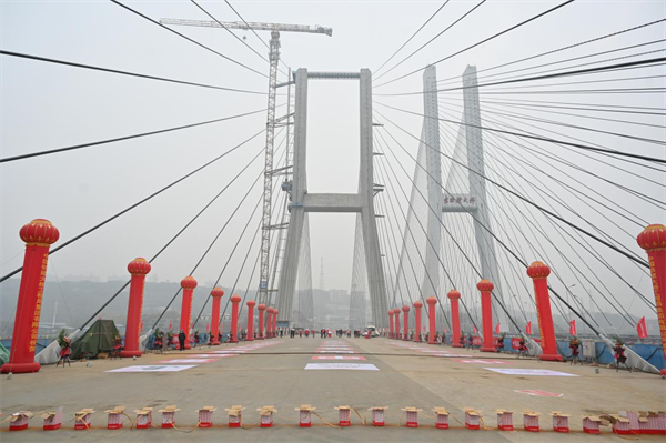 重慶軌道交通18號線李家沱長江復線橋合龍_fororder_圖片1