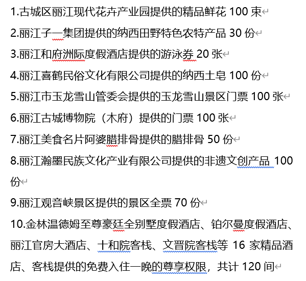 丽江古城区2023年春晚节目单和直播观看抽奖礼品公布_fororder_4