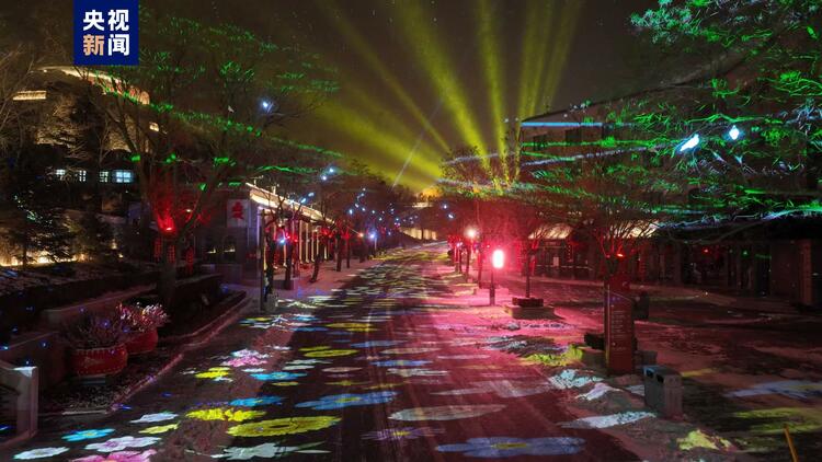 八达岭夜长城首次春节假期开放