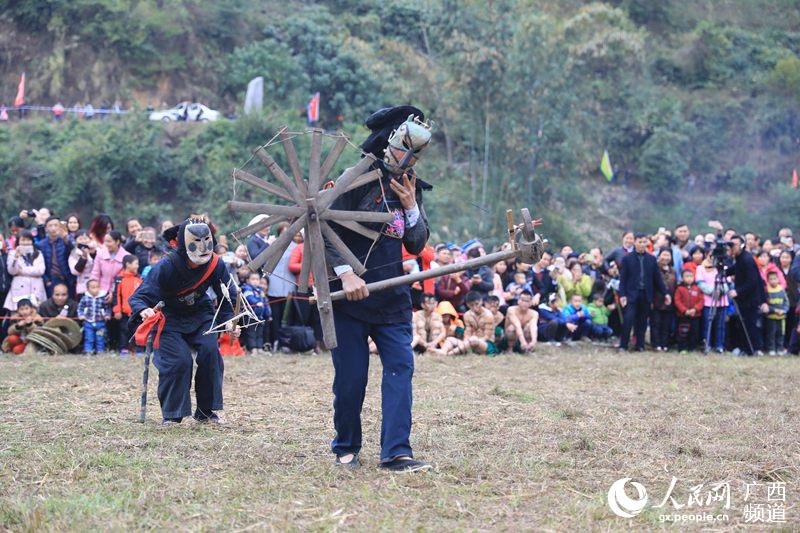 【焦点图】【八桂大地】【旅游文体】天峨红水河壮族蚂拐民俗文化节3月10-11日举行