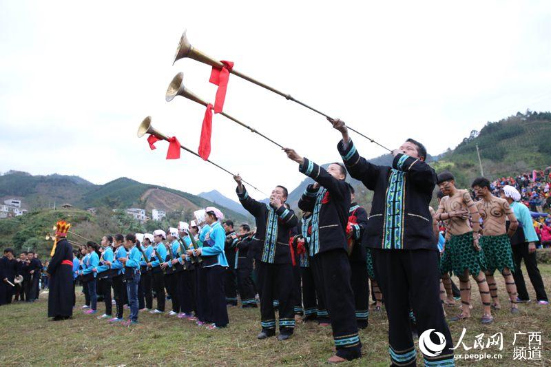 【焦点图】【八桂大地】【旅游文体】天峨红水河壮族蚂拐民俗文化节3月10-11日举行