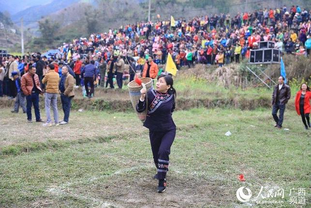 【焦點圖】【八桂大地】【旅遊文體】天峨紅水河壯族螞拐民俗文化節3月10-11日舉行