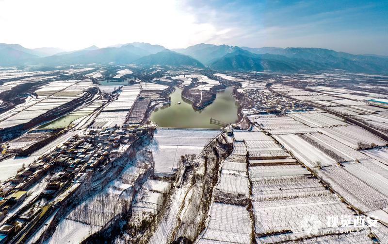 雪霁初晴 秦岭北麓银装素裹
