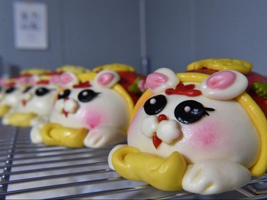 Workshop in C China's Luoyang introduces rabbit-inspired steamed buns for upcoming Spring Festival