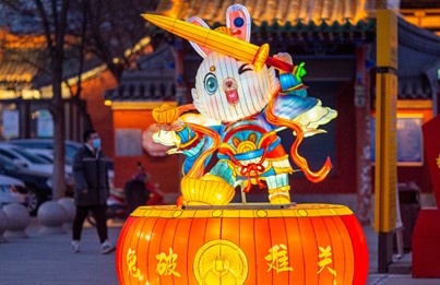 Hohhot de Mongolia Interior: "Conejo de Jade" da la bienvenida al Año Nuevo chino_fororder_圖片3