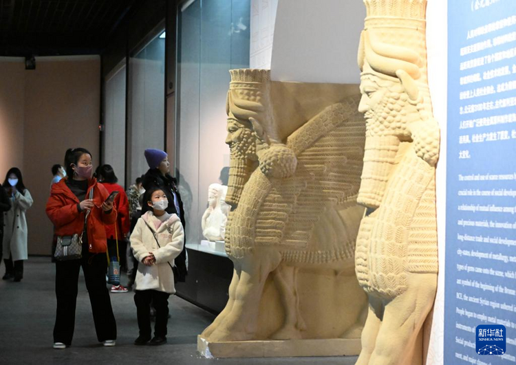 【中首】河北石家莊：敘利亞古代文物精品展受關注