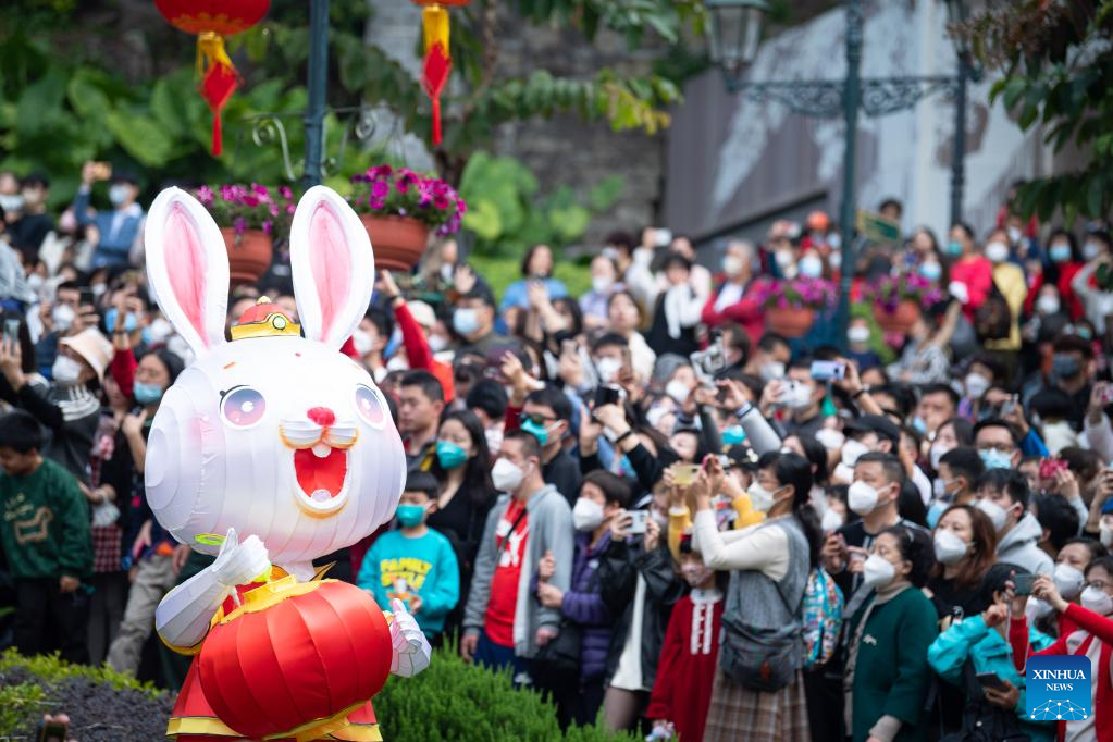 People enjoy Chinese Lunar New Year holiday across China