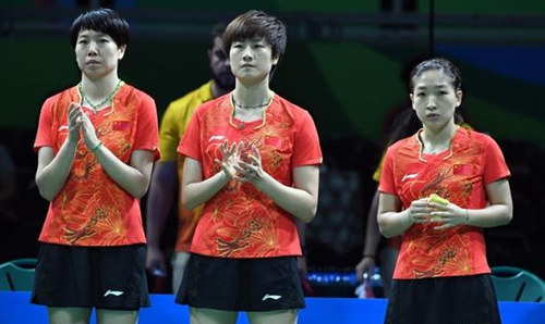 最大壓力是穿裙子 中國乒乓女團無敵又有愛 最大壓力是穿裙子 中國乒乓女團無敵又有愛