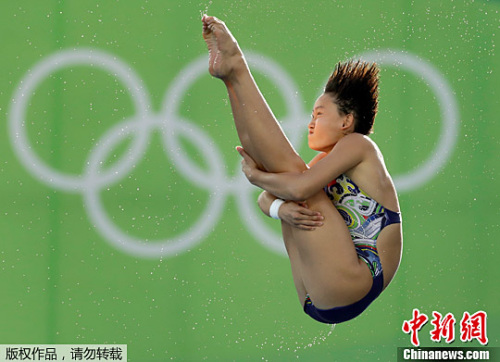 跳水十米臺任茜完美奪金 成中國首個00後奧運冠軍
