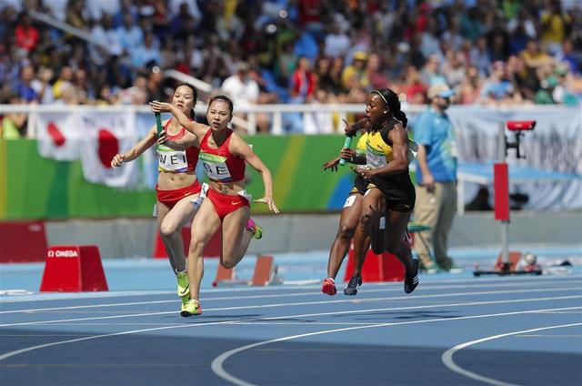 女子4x100米接力美國隊重賽擠掉中國隊晉級決賽