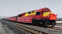 新年首列木薯澱粉專列經中老鐵路到達懷化國際陸港