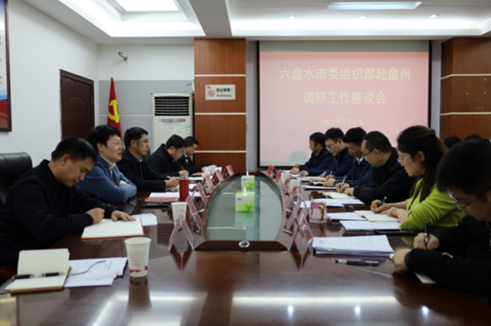 六盤水市委常委高曉昀到盤州調研基層黨建工作並召開座談會