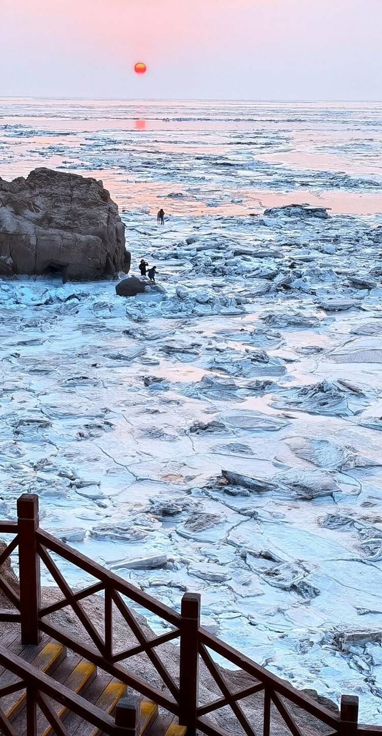 營口北海晚霞惹人醉