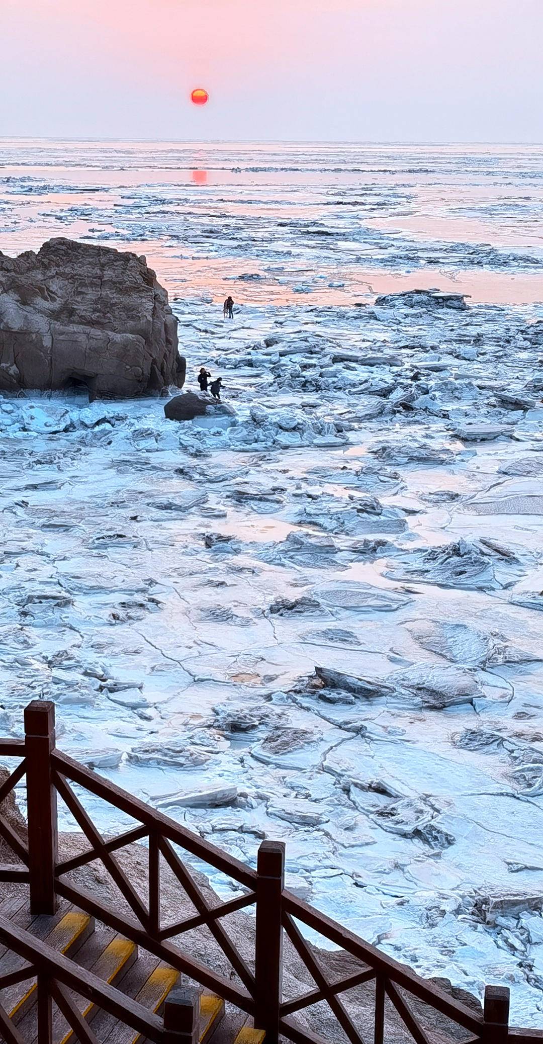 营口北海晚霞惹人醉