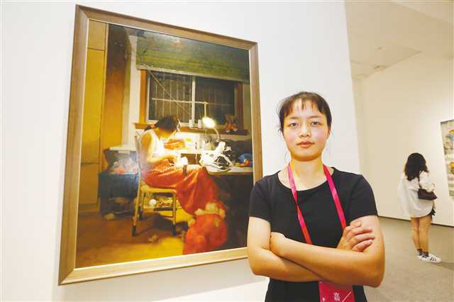 【文化 圖文】重慶兩名95後小花畢業設計作品入選全國美展