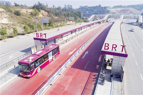 【园区建设-图文】【八桂大地-南宁】南宁BRT2号线计划8月31日前开通 14个站点配电梯