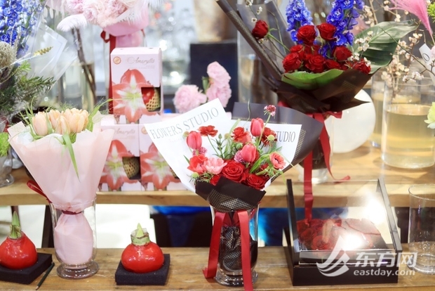 【图说上海】上海花卉市场春意盎然 玫瑰郁金香向日葵供需两旺
