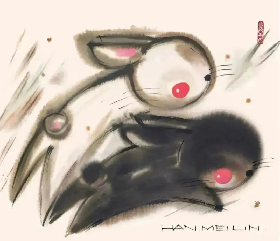 它们，在韩美林画笔下也是“情人”