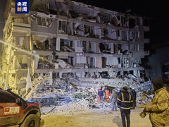 中国救援队采用多种方式在土耳其震区持续展开救援行动