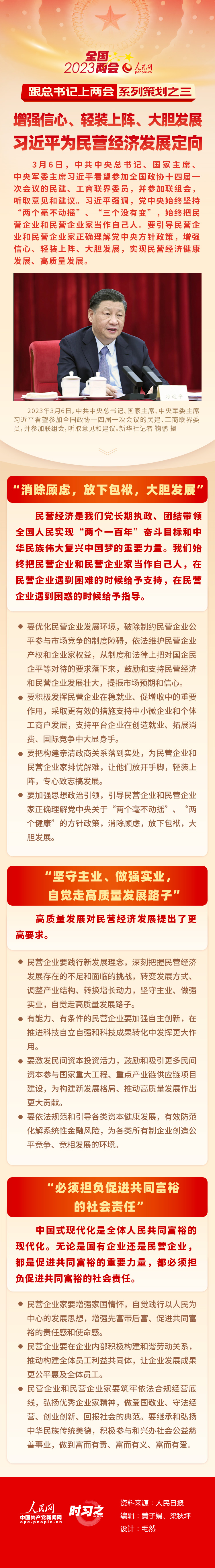 两会系列策划之三增强信心轻装上阵大胆发展习近平为民营经济发展定向