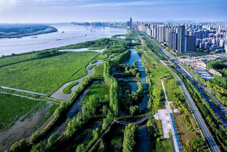 芜湖十里江湾公园图片
