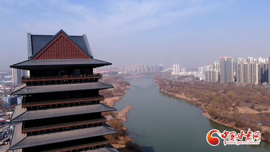 【輪播圖】甘肅:春日黃河蘭州段：“只此青綠”秀風光 一年更比一年靚_fororder_1