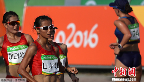 刘虹为中国夺取奥运会女子20公里竞走金牌