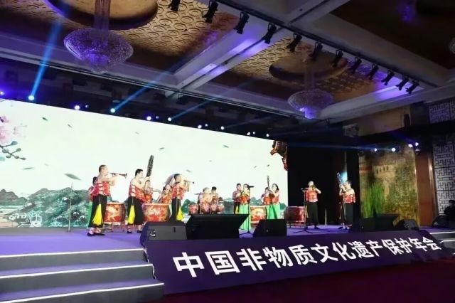 山东非遗亮相首届中国非物质文化遗产保护年会开幕式
