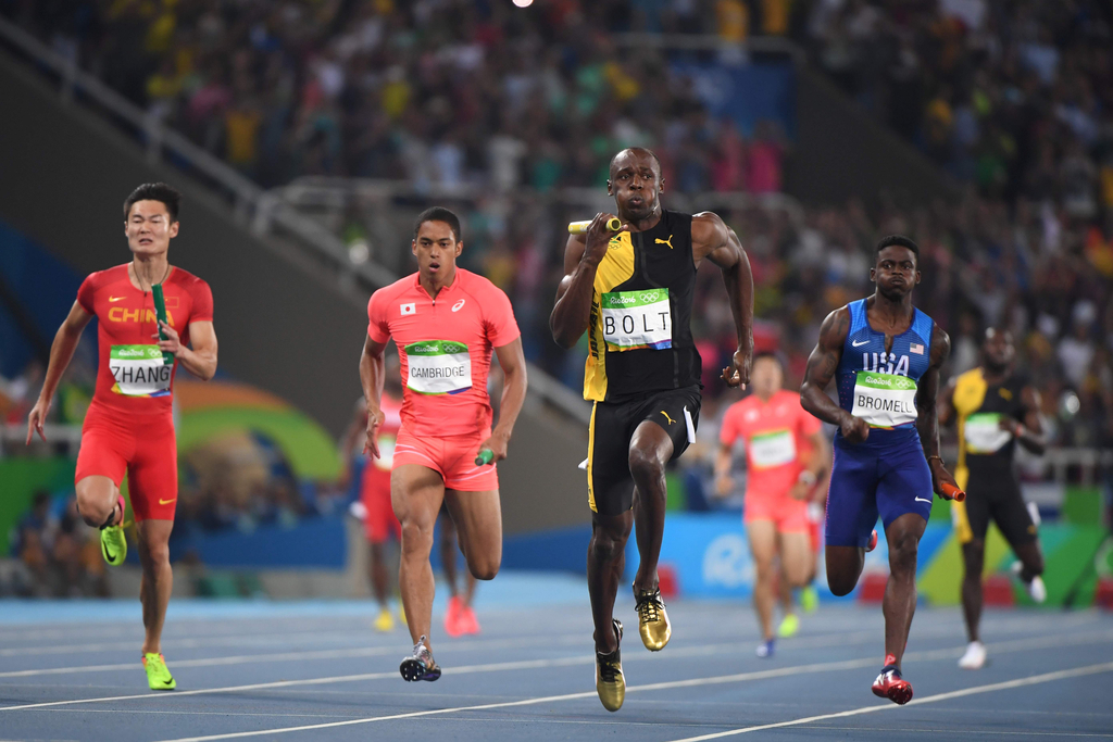 男子4x100米接力牙买加夺冠 中国获得第四名