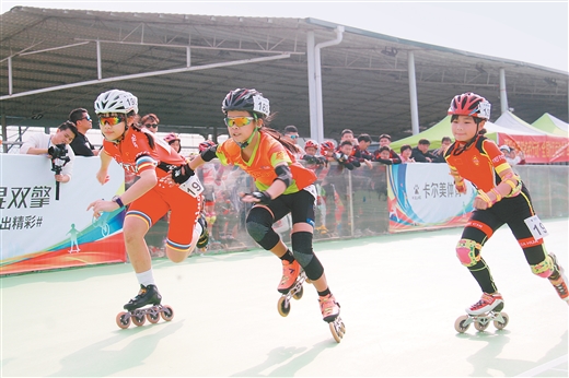 广西恢复举办大型速度轮滑赛事